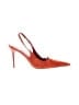 Jeffrey Campbell 100% Leather Color Block Orange Heels Size 8 1/2 - photo 1