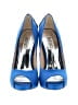 Badgley Mischka Blue Heels Size 8 1/2 - photo 2