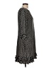 MSK Polka Dots Black Casual Dress Size L - photo 4