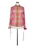 Paper Tee 100% Polyester Pink Long Sleeve Blouse Size 3X - photo 1