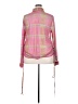 Paper Tee 100% Polyester Pink Long Sleeve Blouse Size 3X - photo 2