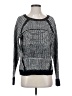 DKNY Jeans Houndstooth Black Pullover Sweater Size M - photo 1