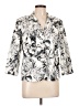 Laurie Felt Print Ivory Blazer Size 10 - photo 1