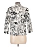 Laurie Felt Print Ivory Blazer Size 10 - photo 2