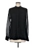 Rock & Republic 100% Polyester Black Long Sleeve Blouse Size M - photo 1
