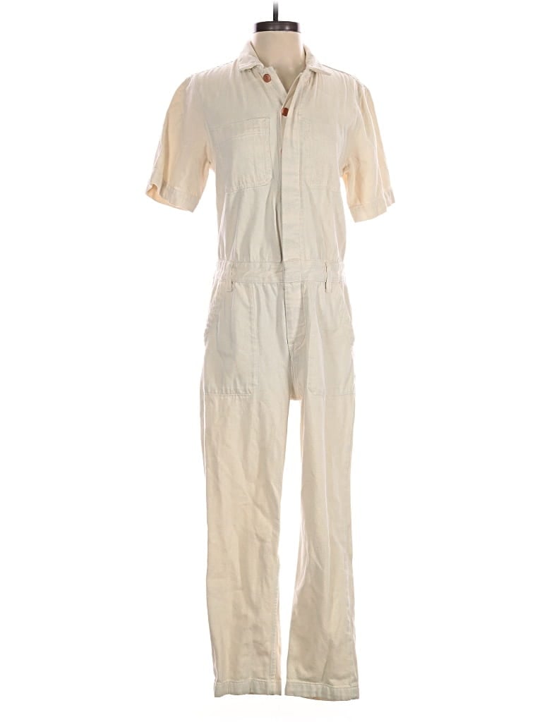 Pre-owned Everlane Jumpsuit In Ivory