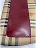 Burberry Plaid Burgundy Shoulder Bag One size - photo 7