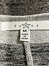 Fever Stripes Gray Casual Dress Size M - photo 7