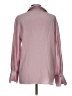 Repeat Cashmere 100% Silk Solid Pink Long Sleeve Silk Top Size EU 42 / US 12 - photo 2