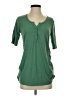 Isabel Green Short Sleeve Henley Size S - photo 1