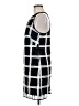 Milly Checkered-gingham Black Casual Dress Size 6 - photo 5