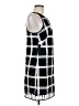 Milly Checkered-gingham Black Casual Dress Size 6 - photo 4