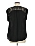 Gibson Latimer 100% Polyester Black Short Sleeve Blouse Size M - photo 2