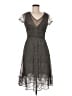 Chloé Gray Tan Lace Dress Size M (estimated) - photo 1