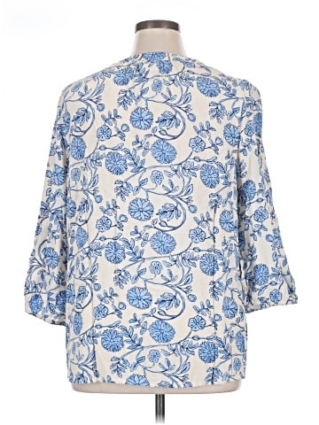Croft & Barrow 3/4 Sleeve Blouse (view 2)