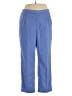 The Tog Shop 100% Polyester Solid Blue Casual Pants Size 18 Petite - photo 1