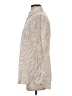 Finley Animal Print Ivory Long Sleeve Blouse Size S - photo 5