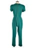 Calvin Klein Solid Teal Jumpsuit Size 6 - photo 2