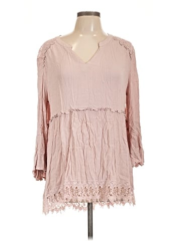 Democracy 3/4 Sleeve Blouse (view 1)