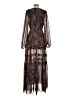 Buddy Love 100% Polyester Paisley Black Cocktail Dress Size S - photo 2
