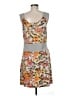 BCBGMAXAZRIA Floral Gray Casual Dress Size M - photo 2