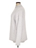 Zenergy by Chico's Stripes Silver Turtleneck Sweater Size XL (3) - photo 5