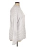 Zenergy by Chico's Stripes Silver Turtleneck Sweater Size XL (3) - photo 4