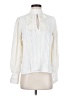 River Island Ivory Long Sleeve Blouse Size 4 - photo 1