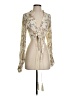Blush 100% Rayon Ivory Long Sleeve Blouse Size S - photo 1