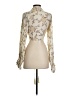 Blush 100% Rayon Ivory Long Sleeve Blouse Size S - photo 2