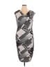 DressBarn Graphic Gray Cocktail Dress Size 14 - photo 1