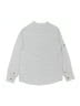 Zara 100% Cotton Solid Gray Blue Long Sleeve Button-Down Shirt Size 110 cm / US 5-6 - photo 2