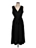 H&M Solid Black Casual Dress Size L - photo 1