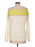 Lands' End Color Block Ivory Pullover Sweater Size L - photo 2