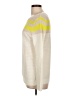 Lands' End Color Block Ivory Pullover Sweater Size L - photo 5