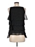 DressBarn 100% Polyester Black Sleeveless Blouse Size M - photo 2