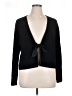 Eileen Fisher 100% Silk Black Silk Cardigan Size XL - photo 1