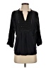 Rebecca Taylor Black 3/4 Sleeve Blouse Size 2 - photo 1