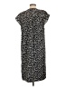 Talbots Outlet 100% Polyester Print Black Casual Dress Size 12 - photo 2