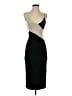Alice + Olivia Color Block Black Cocktail Dress Size 2 - photo 1