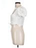 Zara Ivory Short Sleeve Top Size L - photo 5