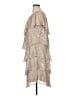 Ignite Evenings Print Silver Tan Cocktail Dress Size 14 - photo 5