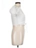 Zara Ivory Short Sleeve Top Size L - photo 4