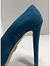 Prada 100% Leather Teal Heels Size EU 37 1/2 - photo 5