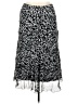 Sara Michelle 100% Polyester Animal Print Silver Casual Skirt Size 1X - photo 2