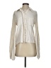 Sancia Metallic Ivory Long Sleeve Blouse Size XS - photo 1