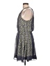 Joie Paisley Blue Cocktail Dress Size L - photo 5