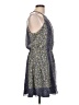 Joie Paisley Blue Cocktail Dress Size L - photo 4