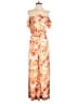 Free People Paisley Orange Jumpsuit Size XS - photo 1