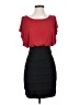 Enfocus 100% Polyester Color Block Red Cocktail Dress Size 4 - photo 1